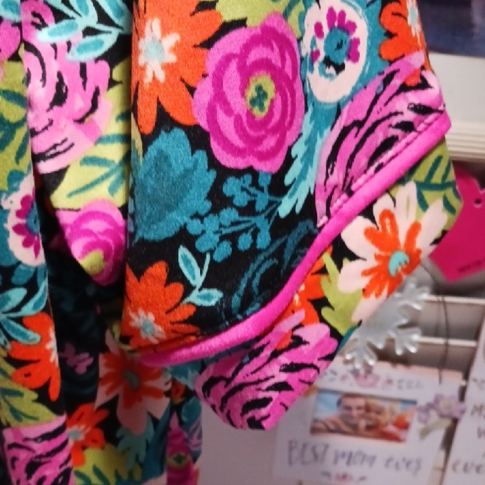 Gorgeous! Cuddl Duds Multicolor Flower Design Pajama Short Set XL 💐🌺🌷🪻🌼 - Picture 4 of 14